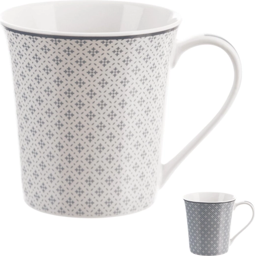 Porcelanowy kubek z dekorem 0,4 l (mix)