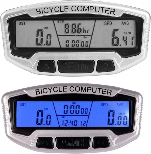 Wodoodporny licznik rowerowy LCD z 28 funkcjami