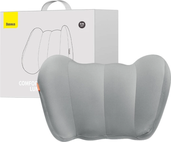 Poduszka lędźwiowa do samochodu BASEUS ComfortRide, szara