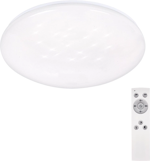 Solight LED lampa sufitowa Star okrągła 24 W ze zdalnym sterowaniem 37 cm