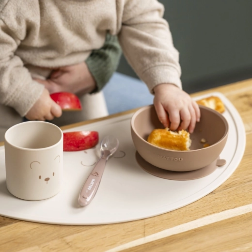 Stabilny talerz i miska z przyssawką