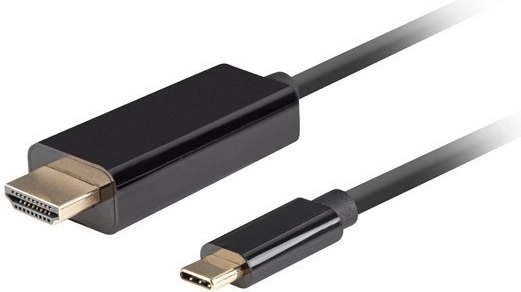 Kabel USB-C na HDMI 1 m 4K 60 Hz czarny - 1 szt.