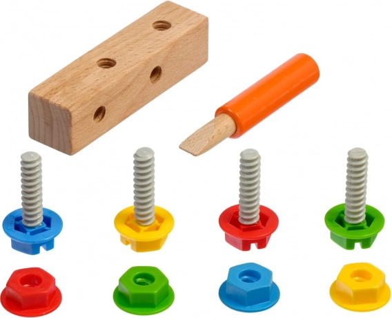 Lucy & Leo śruby i nakrętki – montessori zestaw do zabawy