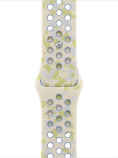 Sportowy pasek Nike w kolorze pastelowej kredy do koperty 42 mm, S/M