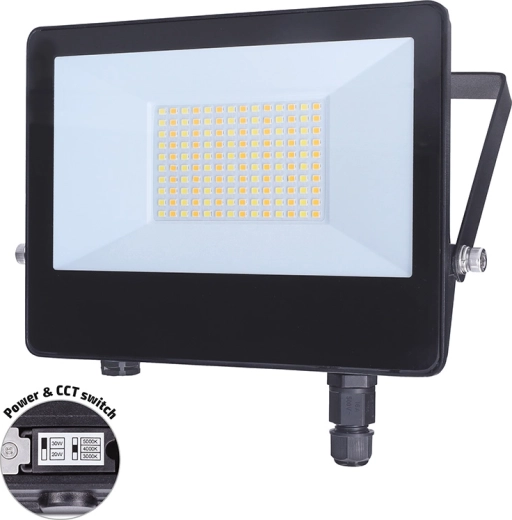 Reflektor LED Solight TOP 50 W z przełącznikiem mocy i 3CCT, IP65