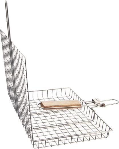 Długa drewniana rączka dla bezpiecznego grillowania