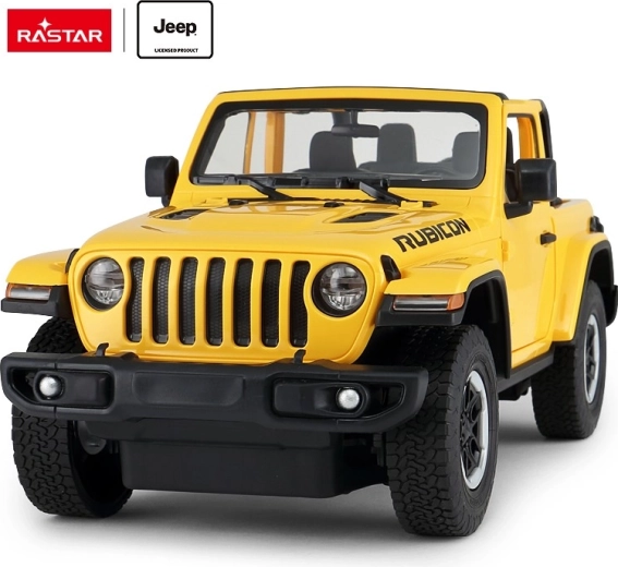 Zdalnie sterowany Jeep Wrangler JL Rastar w skali 1:14 – Żółty