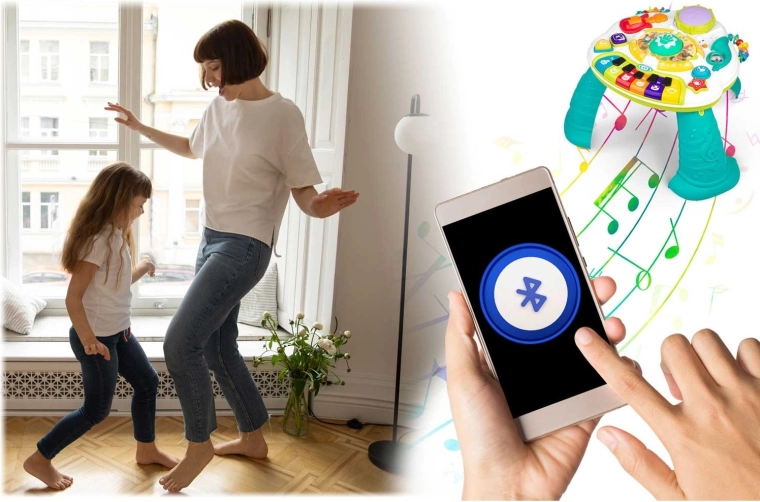 Połączenie Bluetooth i muzyczna zabawa