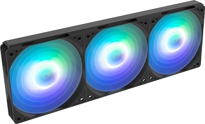 Trzy wentylatory 120 mm dla optymalnego przepływu