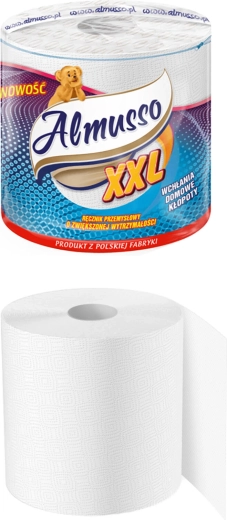 Ręczniki kuchenne ALMUSSO XXL, 2‑warstwowe, 1 rolka, FSC
