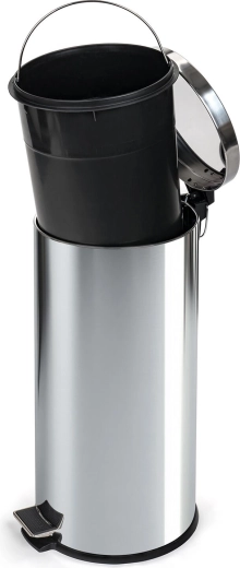 Wyjmowana plastikowa wkładka dla łatwego opróżniania