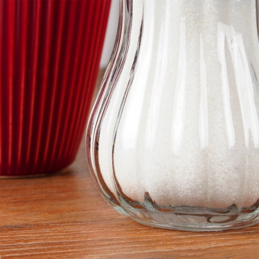 Wytrzymałe, przejrzyste szkło z rowkowanym korpusem