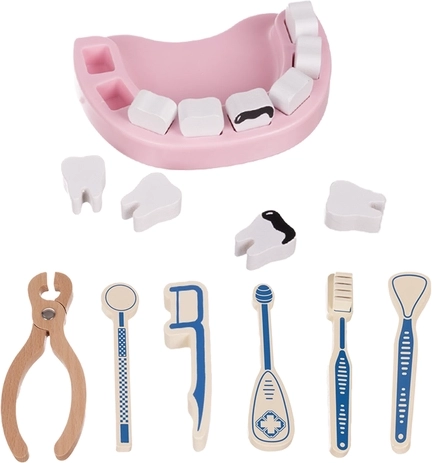 Część dentystyczna do nauki przez zabawę