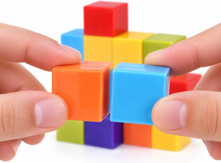 Magnetyczne łączenie do szybkiego budowania 3D