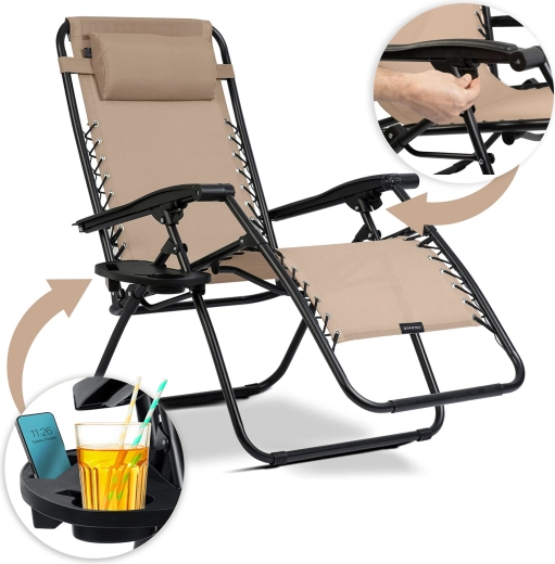 Boczny stolik na napój i telefon