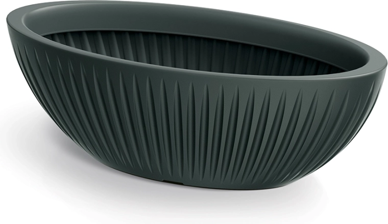 Donica Latia Oval 58 cm antracyt