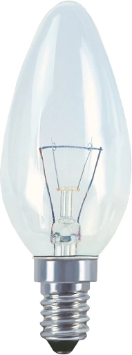 Żarówka świecowa 240 V 40 W E14 przezroczysta TES-LAMP