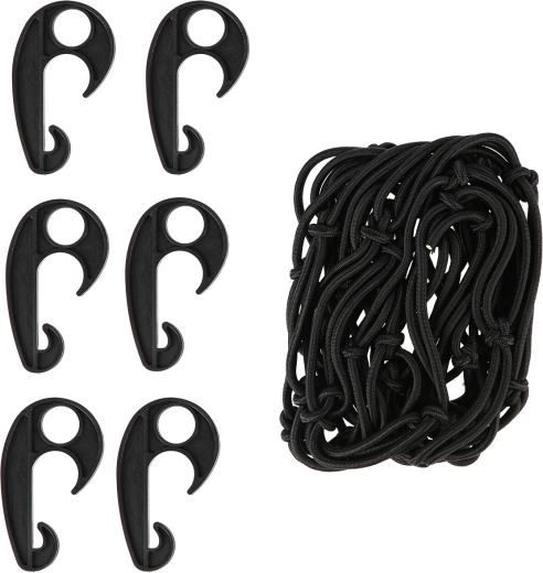 Szybkie mocowanie za pomocą 6 haczyków