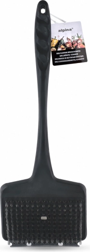 Szczotka do czyszczenia grilla 44 × 13 cm czarna