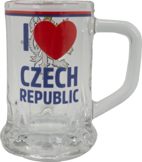 Mini kufel 40 ml – Republika Czeska Lew