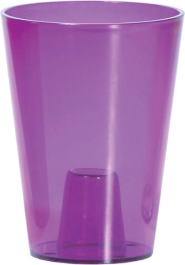 Doniczka na storczyki Coubi Orchid 13 cm – transparentny fioletowy