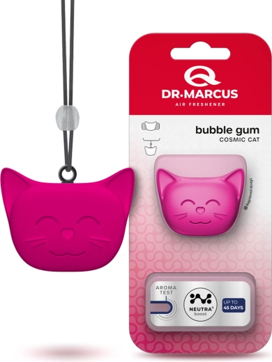 Dr. Marcus Cosmic Cat odświeżacz powietrza do samochodu Bubble Gum