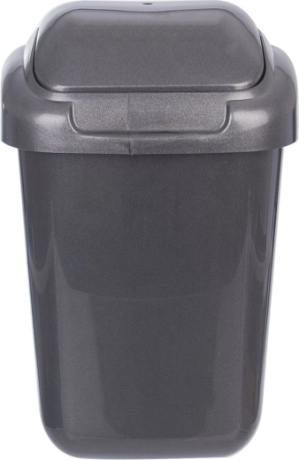 Kosz na śmieci UH 50 l z uchylną pokrywą, antracytowy