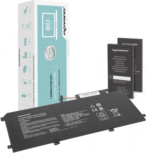 Bateria Movano do Asus ZenBook UX305 (C31N1411) 3610 mAh 42 Wh