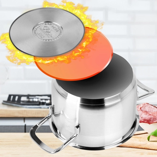 Równomierne nagrzewanie dzięki wielowarstwowemu dnu