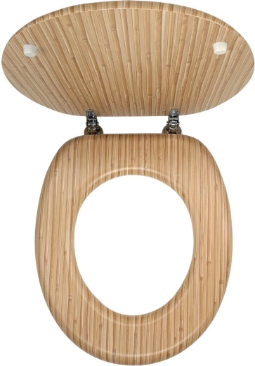 Deska sedesowa z forniru bambusowego