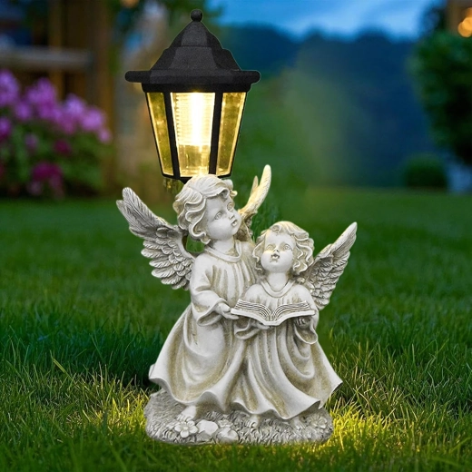 Solarny lampion z ciepłym światłem