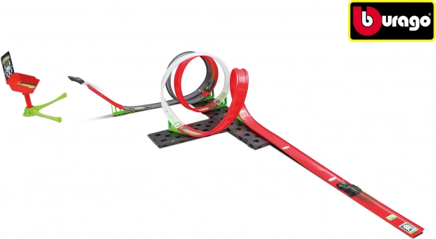 Tor wyścigowy Bburago GoGears Extreme SuperSonic Launch 3w1 z autkiem