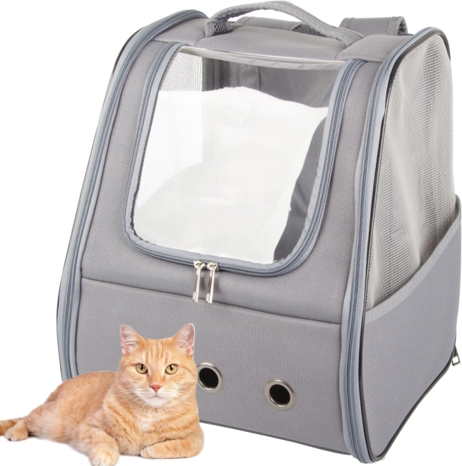 Plecak dla zwierząt domowych z wentylacją i oknem
