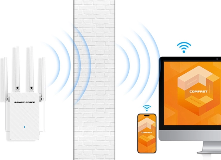 Prędkość do 300 Mb/s w paśmie 2,4 GHz