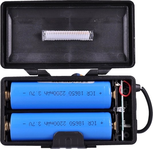 Czas pracy do 16 godzin i zasilanie 2× 18650 Li-Ion