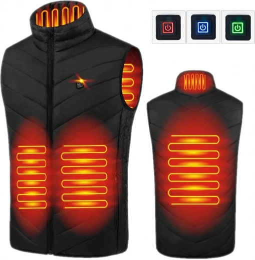 Podgrzewana kamizelka USB unisex 4XL