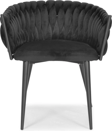 Stabilne, smukłe nogi w czarnym wykończeniu