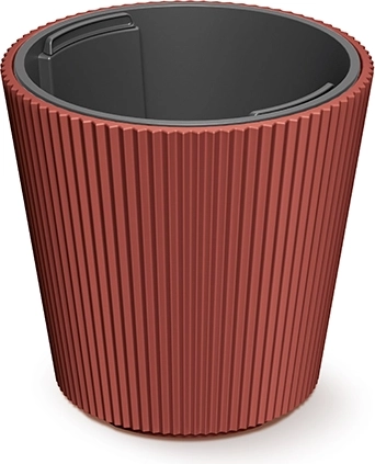 Doniczka z wkładem Milly 23,8 cm miedziana