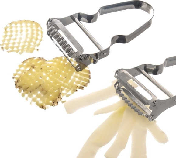 Dwa ostrza do obierania i dekoracyjnych cięć