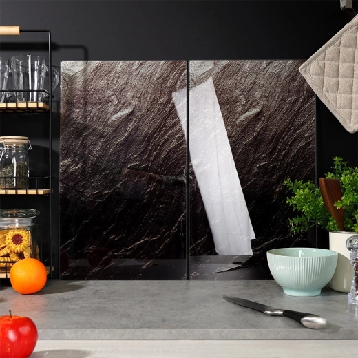 Hartowane szkło o wyglądzie kamienia