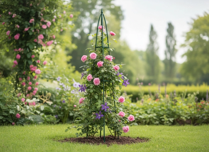 Solidna stalowa konstrukcja z powłoką proszkową