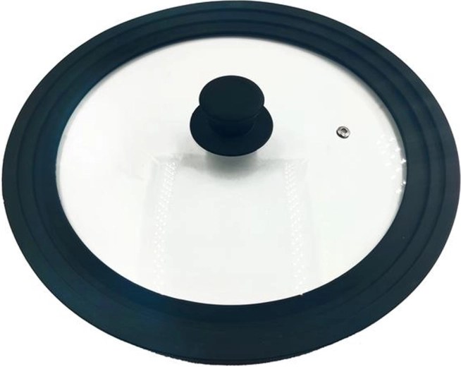 Uniwersalna pokrywka z hartowanego szkła z zaworem parowym 28–32 cm