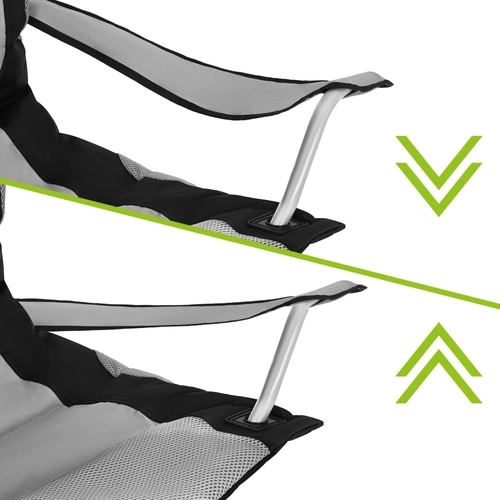 Regulowane podłokietniki z uchwytem na napój