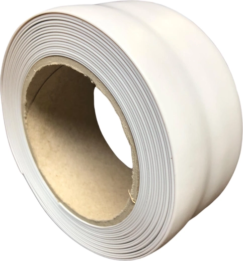 Samoprzylepna listwa podłogowa PVC 52 mm × 5 m jasnoszara