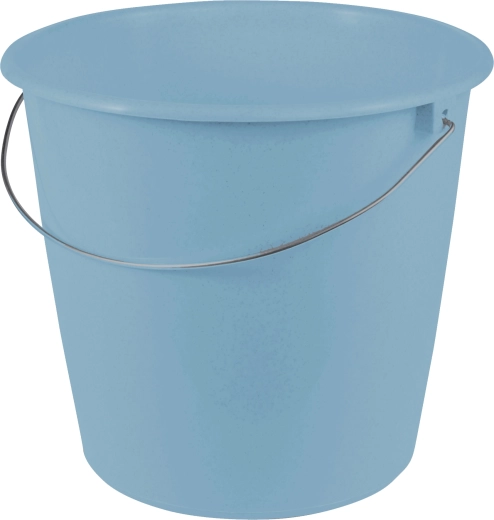 Plastowe wiadro 10 l niebieskie z metalowym uchem KEEEPER