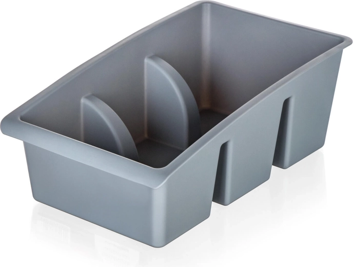 Organizer na przyprawy do szuflady 25 × 15 × 9 cm, szary plastik