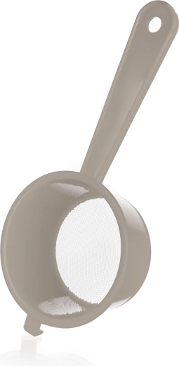 Kuchenne sitko PRAKTIS 7,5 cm z rączką latte