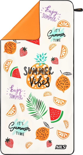 Szybkoschnący ręcznik z mikrofibry NILS Camp Summer