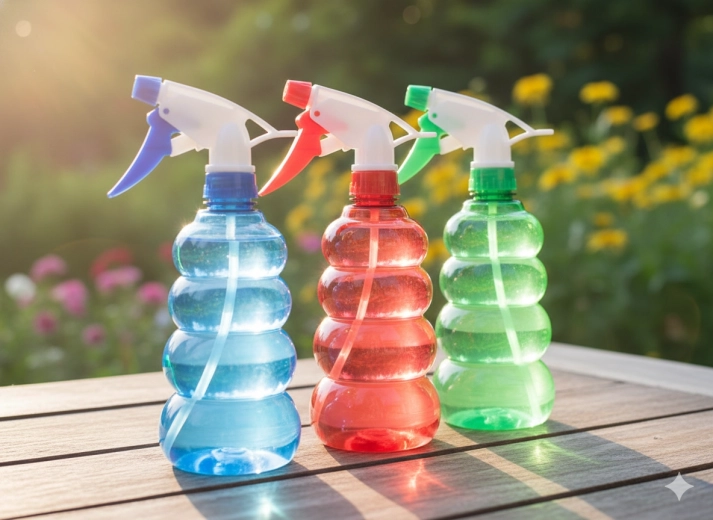 Regulowany rozpylacz i warianty kolorystyczne