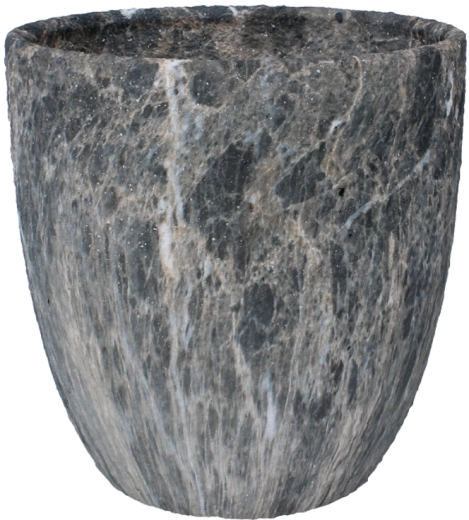 Ceramiczna osłonka na doniczkę z efektem marmuru 26 × 26 × 27 cm